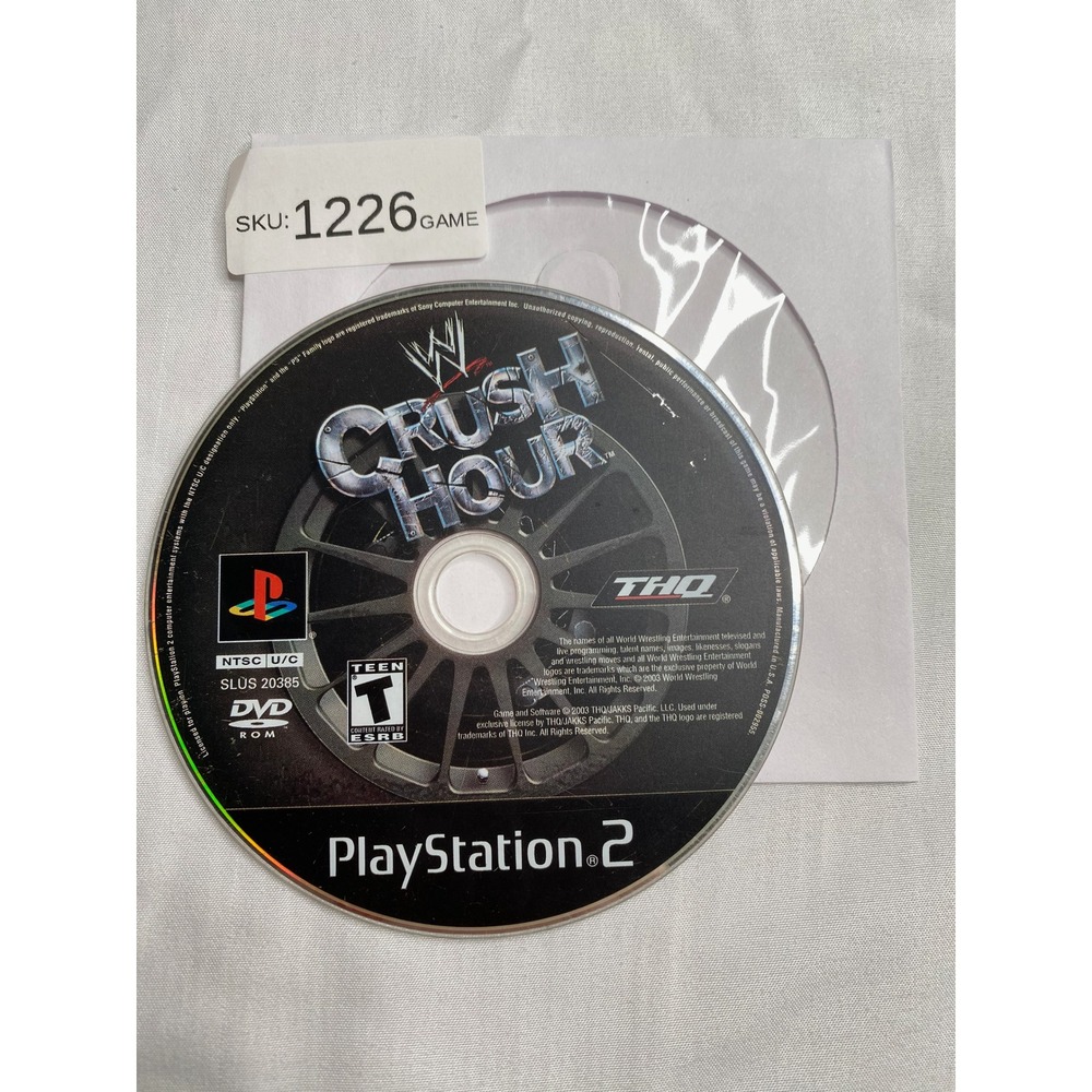 WWE Crush Hour PS2 PlayStation 2